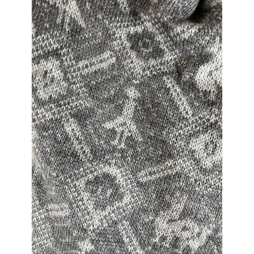 Alpaca Connection Sweater Hooded Cardigan Wooden Toggle Alpaca Wool Blend Poncho
